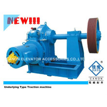 Subyacente máquina Motor tipo elevador engranaje tracción VVVF